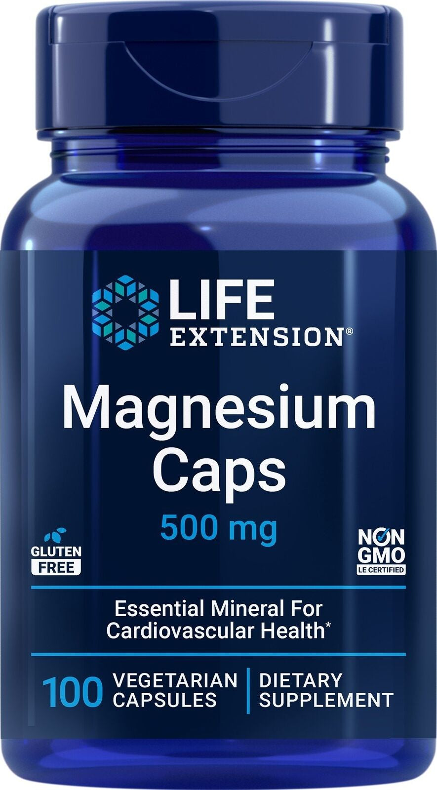 Life Extension Magnesium Caps 500 Mg 100 Vegcap