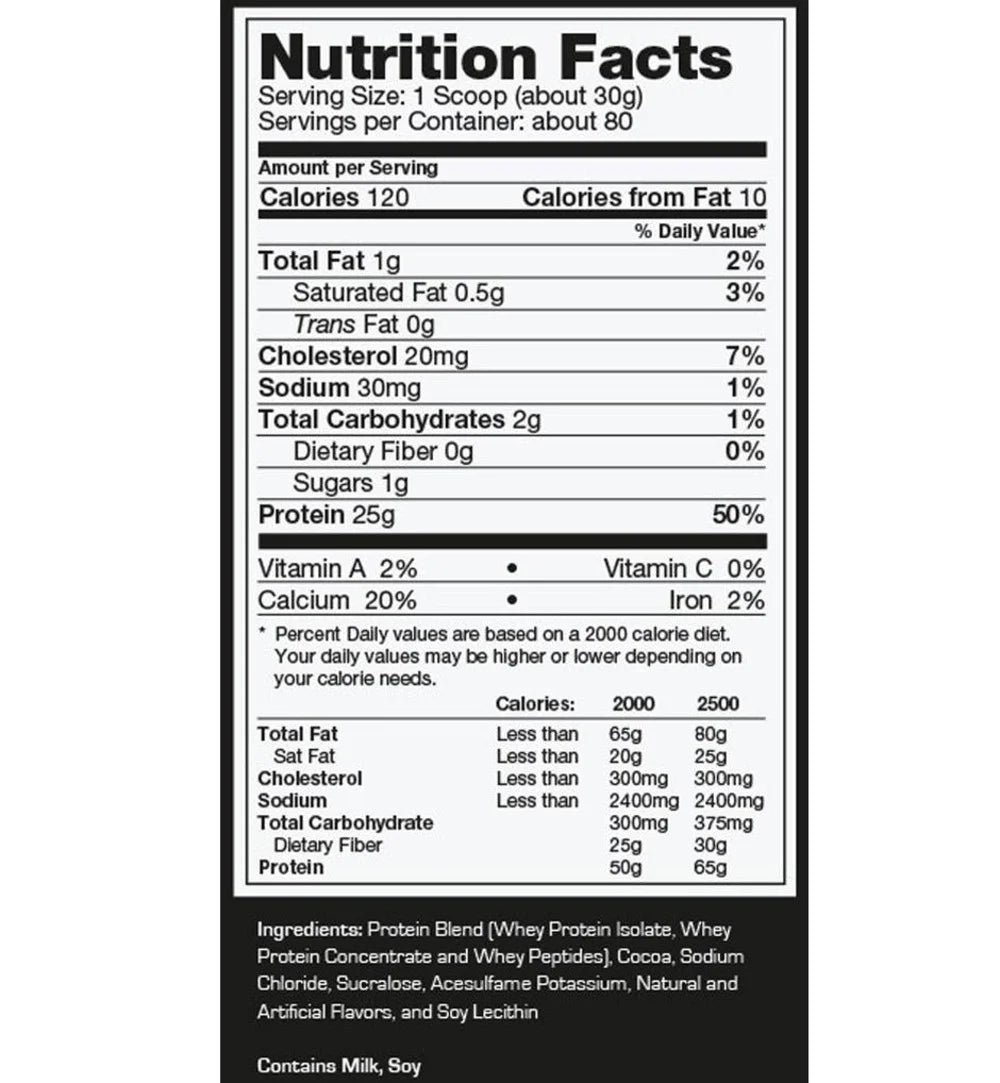 Prostar Whey Protein Powder - Vanilla, 2Lb