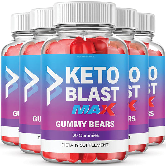 (5 Pack) Ketos Blast Gummies Ketos Blast Gummy Bears Ketos Blast Gummie Bears Ma