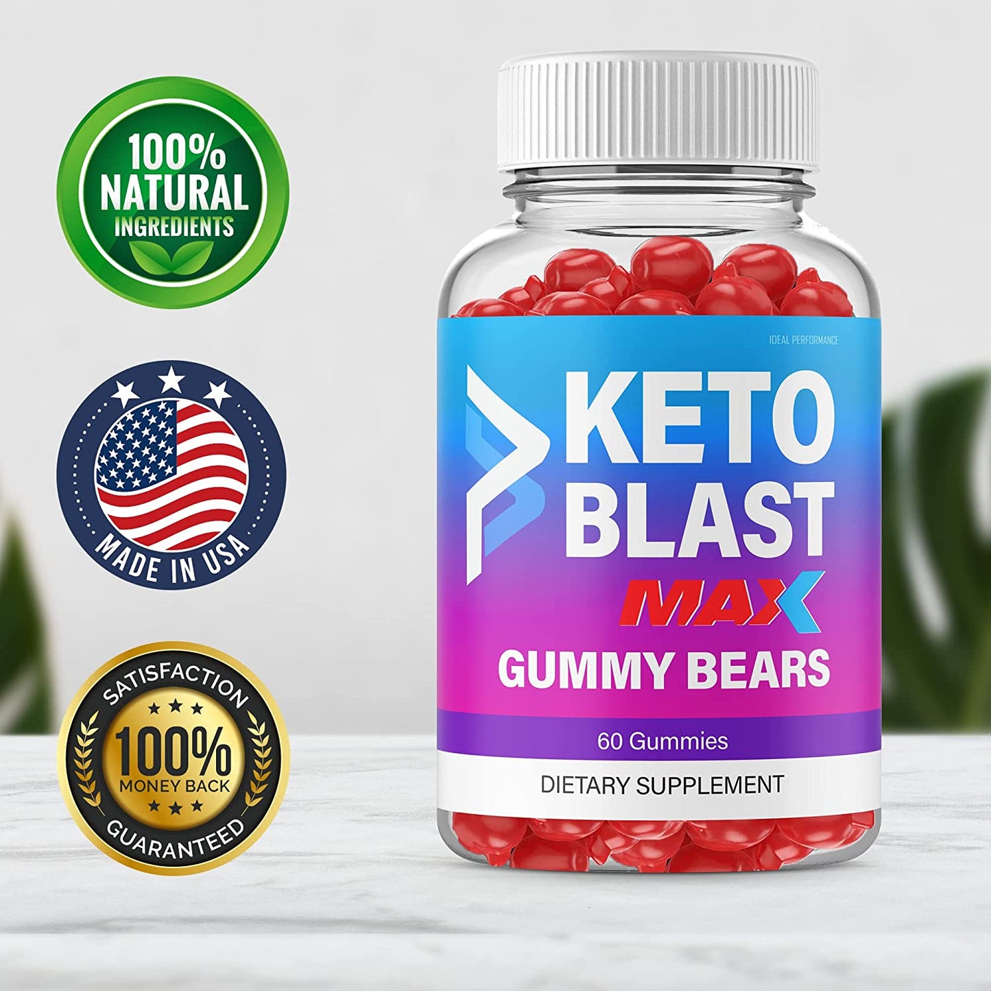 (5 Pack) Ketos Blast Gummies Ketos Blast Gummy Bears Ketos Blast Gummie Bears Ma